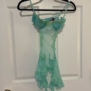 Victoria’s Secret Apron style babydoll with panty